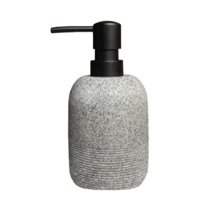 GalDal Soap Dispenser Grey,Hand Soap Lotion Dispenser for Bathroom Countertop,Soap Dispenser for Kitchen Sink.