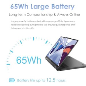 Lenovo Yoga 7i 16" 2-in-1 16:10 WUXGA Touch Screen Laptop, Intel Core i7-1355U, 2 x Thunderbolt, Fingerprint Reader, Backlit KB, Win 11, Storm Grey (16GB RAM | 1TB PCIe SSD)