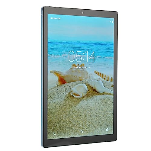 Honio 10 Inch Tablet, Kids Tablet 8 Core CPU 5GWIFI Blue 100‑240V (US Plug)