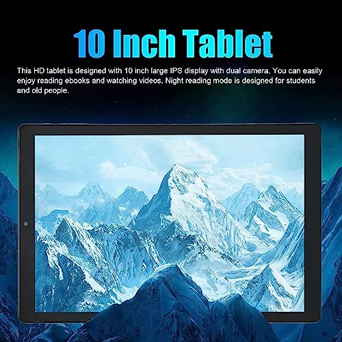 Honio Tablet PC, 5MP Front 8MP Rear Call Support Support Fast Charge 10 Inch Tablet 4GB RAM 64GB ROM 100-240V (US Plug)