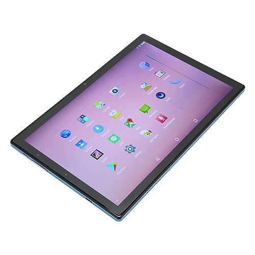 Honio HD Tablet, 4G Network 5GWIFI Blue 100‑240V Travel 10 Inch (US Plug)