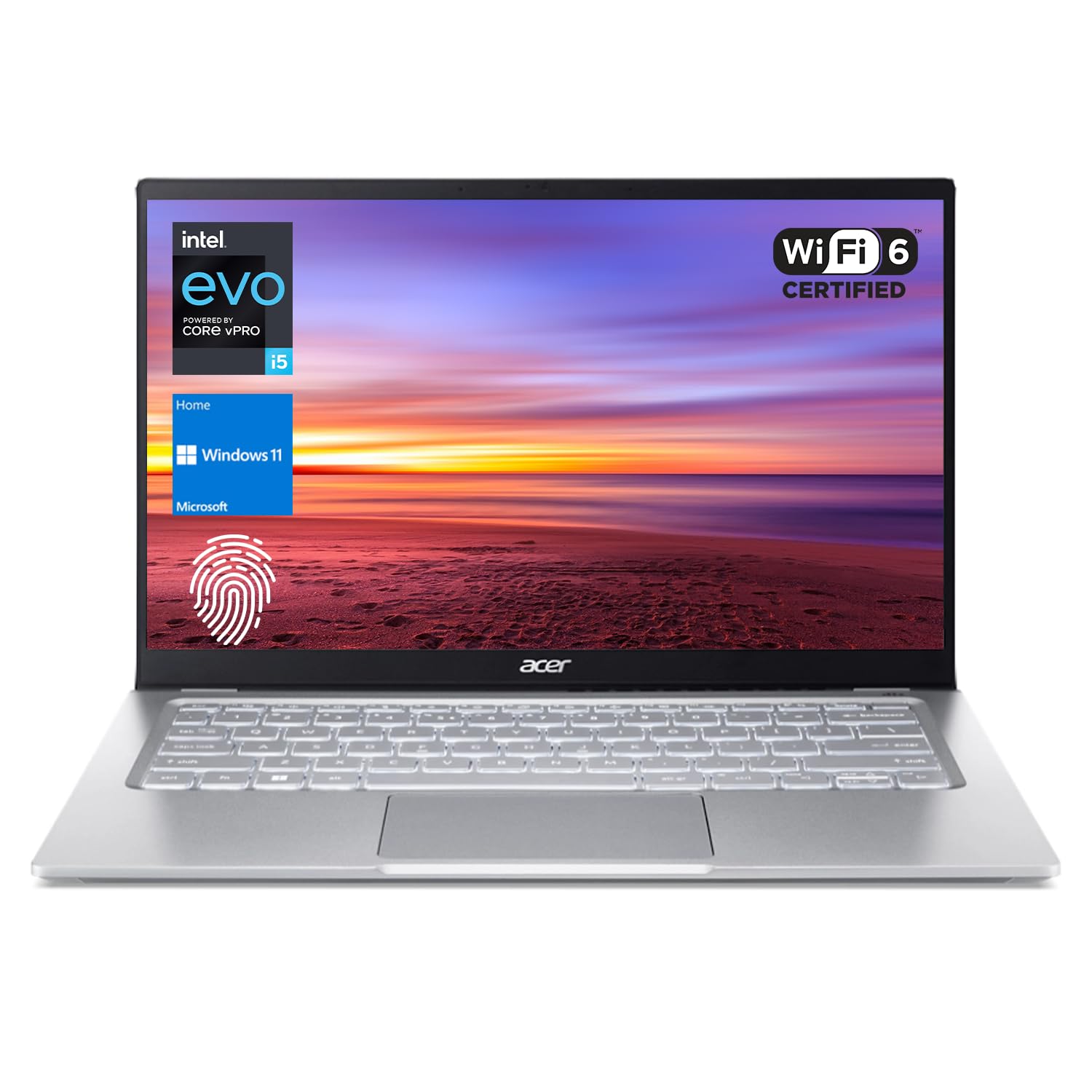 acer Swift 3 Intel Evo Ultra Thin & Light Laptop, 14" FHD Display, Intel Core i5-1240P Processor, 16GB RAM, 1TB PCIe SSD, Webcam, Thunderbolts, FP Reader, Backlit KB, Wi-Fi 6, Windows 11 Home