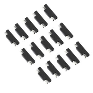 elfculb sae polarity reverse adapter sae connectors quick disconnect plugs for solar panel sae extension cable battery power charger maintainer(15 pack)
