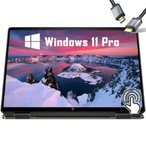 hp envy laptops 15.6inch touchscreen 2023 - amd ryzen5 7530u - 32gb ram - 1tb pcie ssd - 360 convertible - windows11 pro - backlit keyboard - wi-fi6e - usb c - webcam - business laptop - hdmi cable
