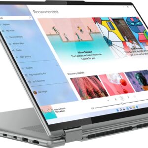 Lenovo Yoga 7 Laptop, 16" WQXGA IPS Touchscreen, Intel i7-1260P 12-Core, Iris Xe Graphics, 16GB LPDDR5, 512GB SSD, Backlit KB, Thunderbolt 4, Fingerprint Reader, Wi-Fi 6E, Win11 Pro, COU 32GB USB
