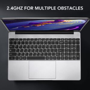 GOWENIC 15.6in 2K FHD Laptop, fori7 CPU, 16GB RAM, 500GB SSD,10, Portable and Ultra Thin, Backlit Keyboard, Large Storage (16+1TB US Plug)