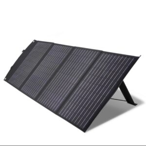 diyzybla 120w portable 18v solar panels with adjustable kickstands, foldable, waterproof ip65 for rv, outdoor, camping, tablets