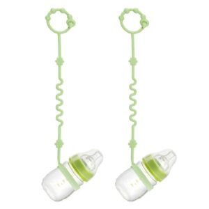 rtmok (2 pcs) sippy cup strap keep bottles and sippy cups off the floor, sippy cup holder strap suitable for high chairs, strollers and water bottles- dishwasher safe