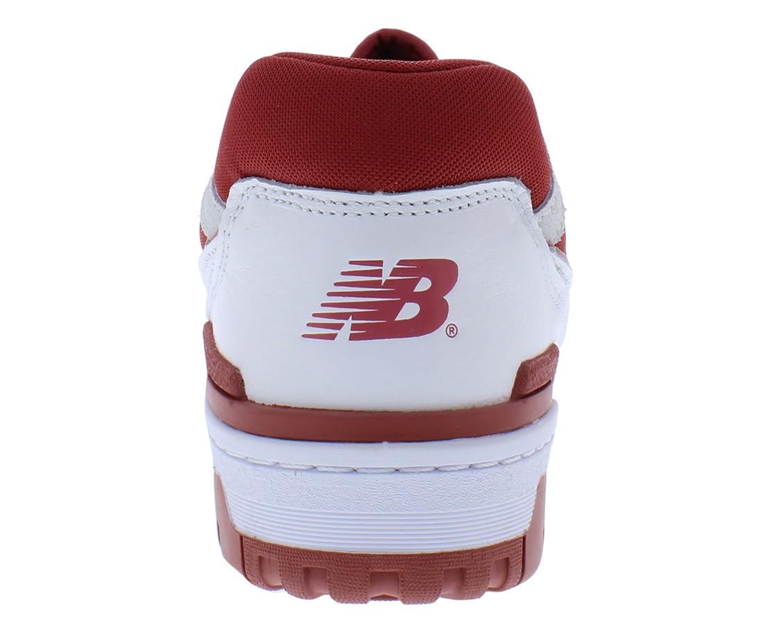 New Balance 550 Unisex Shoes Size 9, Color: White/Red-White