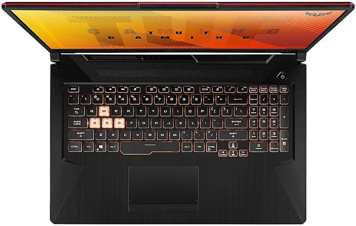 ASUS TUF Gaming A17 Laptop, 2023, 17.3" 1920 x 1080 144 Hz, AMD Ryzen 5 4600H 6-Core, NVIDIA GeForce GTX 1650 4GB, 16GB DDR4, 512GB SSD, Windows 11 Home, RGB Backlit Keyboard, 720p Camera, ‎Black