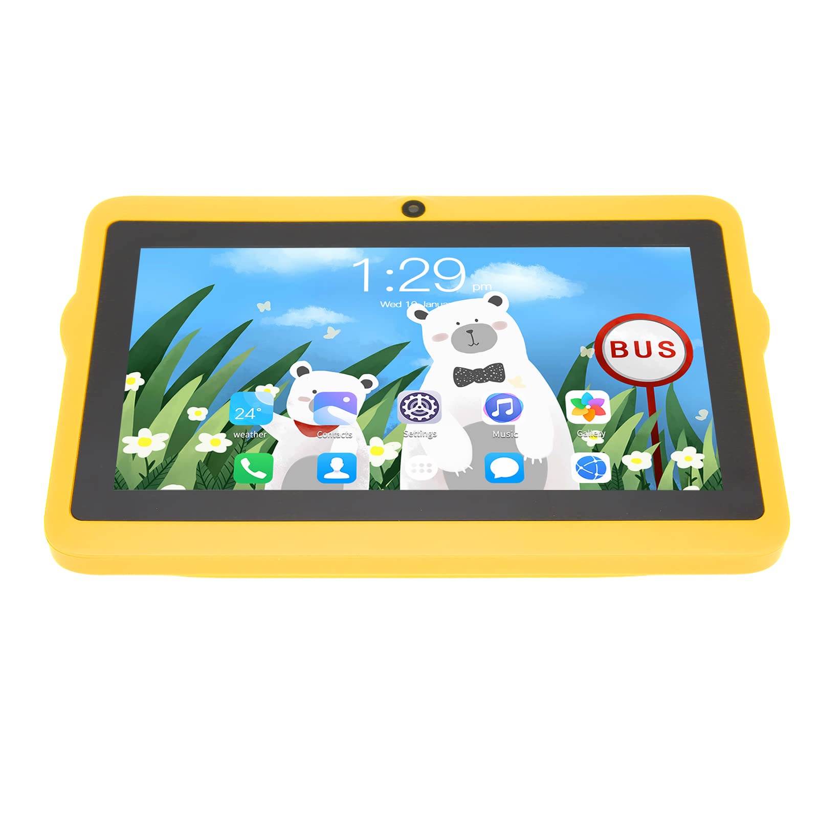 MAVIS LAVEN Kids Tablet, 2GB 32GB Toddler Tablet 5G WiFi Dual Band 100‑240V for Android10 for Home (US Plug)