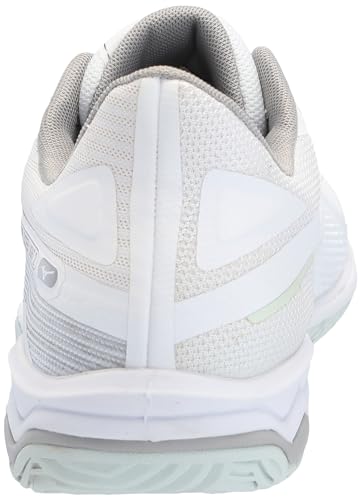 Mizuno Wave Exceed Light 2 AC Women Sneaker, White-Metallic Grey, 6.5