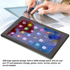 Tablet PC, Green 8 Inch IPS LCD HD Tablet 3 Card Slot Dual Cards Dual Standby Gaming for Android5.1 (US Plug)