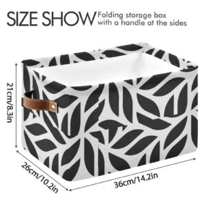 Geometric Tiles Striped Storage Basket Bins Foldable Toy Baskets Organization with Handles Laundry Hamper for Office Bedroom Clothes Bedroom Living Room,1 pcs