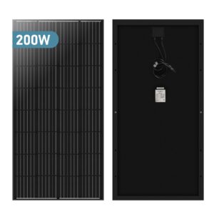 kosta 200w 12v monocrystalline solar panel for marine rv off-grid system