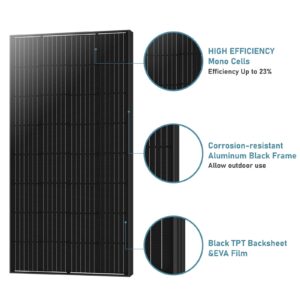 Kosta 200W 12V Monocrystalline Solar Panel for Marine RV Off-Grid System