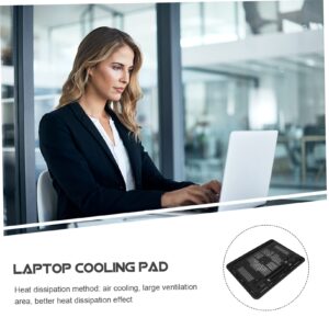 NOLITOY Notebook Cooler Laptop Stand Laptops Radiator Fan Cooling Pad for Laptop Cooler for Laptop Computer Stand Laptop Riser Holder for Desk Laptop Supply Base Iron Net N19 Notes