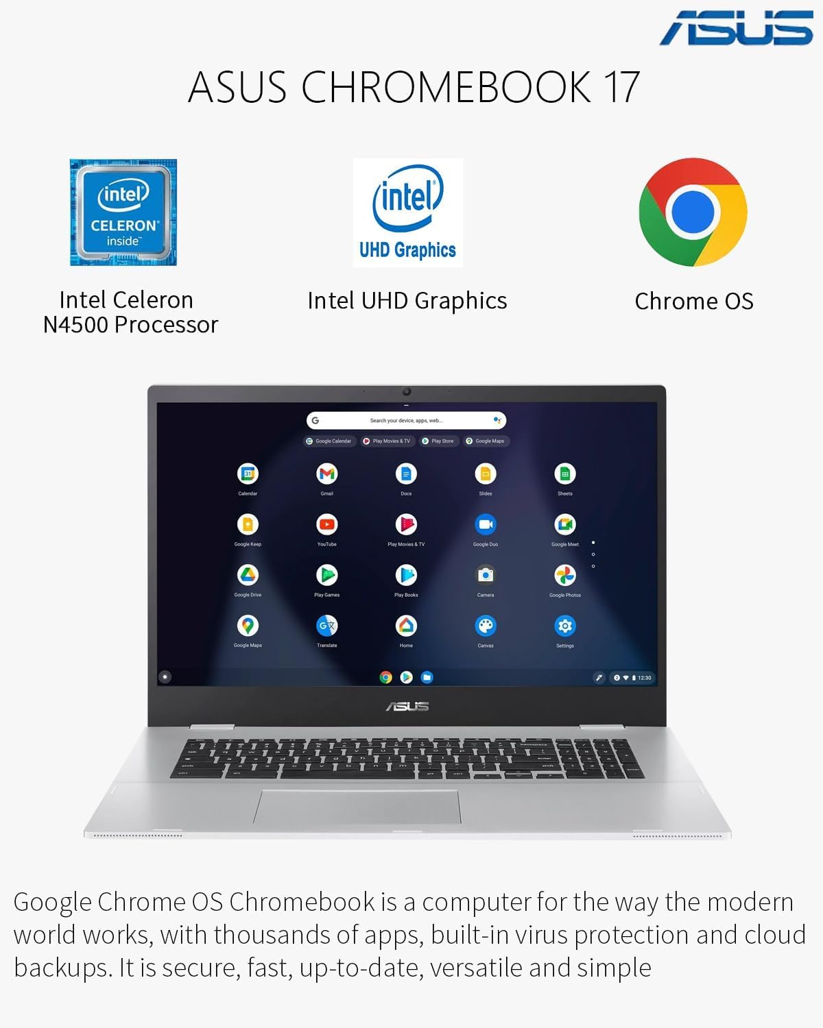 ASUS Chromebook Touchsceen Flip Laptop 2in1-14inch WUXGA IPS Display - AMD Ryzen 3-7320C - Backlit Keyboard - Wi-Fi 6 - USB C - Long Battery Life - Google Chrome (8GB RAM |128GB SSD+256G SD Card)