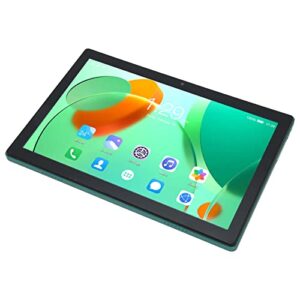 10.1 Inch HD Tablet Green 4G LTE 5G WiFi 8GB RAM 256GB ROM Octa Core CPU 7000mAh Dual Camera Tablet PC ，100‑240V (US Plug)