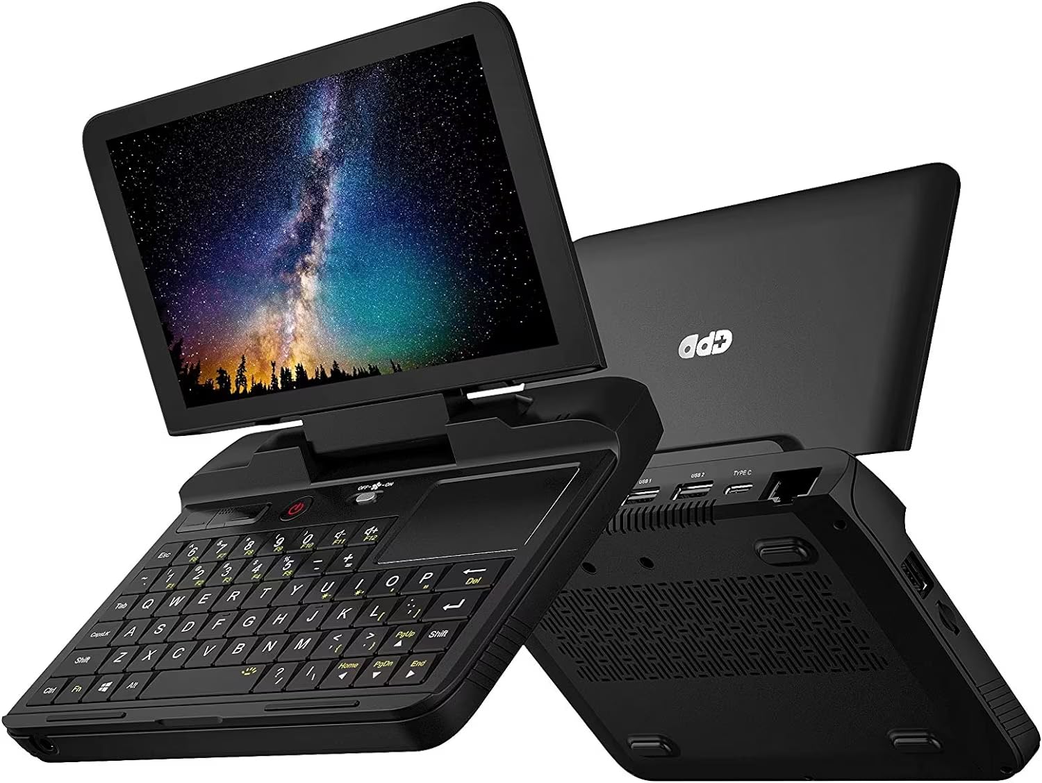 GPD Micro PC Windows 10 PRO Portable Mini Computer IT Professionals ; with Celeron, HD Graphics 600; 8GB RAM, 1TB NGFF SSD; 1GB/s Ethernet, RS-232 Input, Dual-Band Wi-Fi, BT 4.2