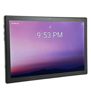 mavis laven 10.1 inch tablet, 100‑240v 10.1 inch ips 4g lte 4g lte tablet octa core dark gray for work (uk plug)