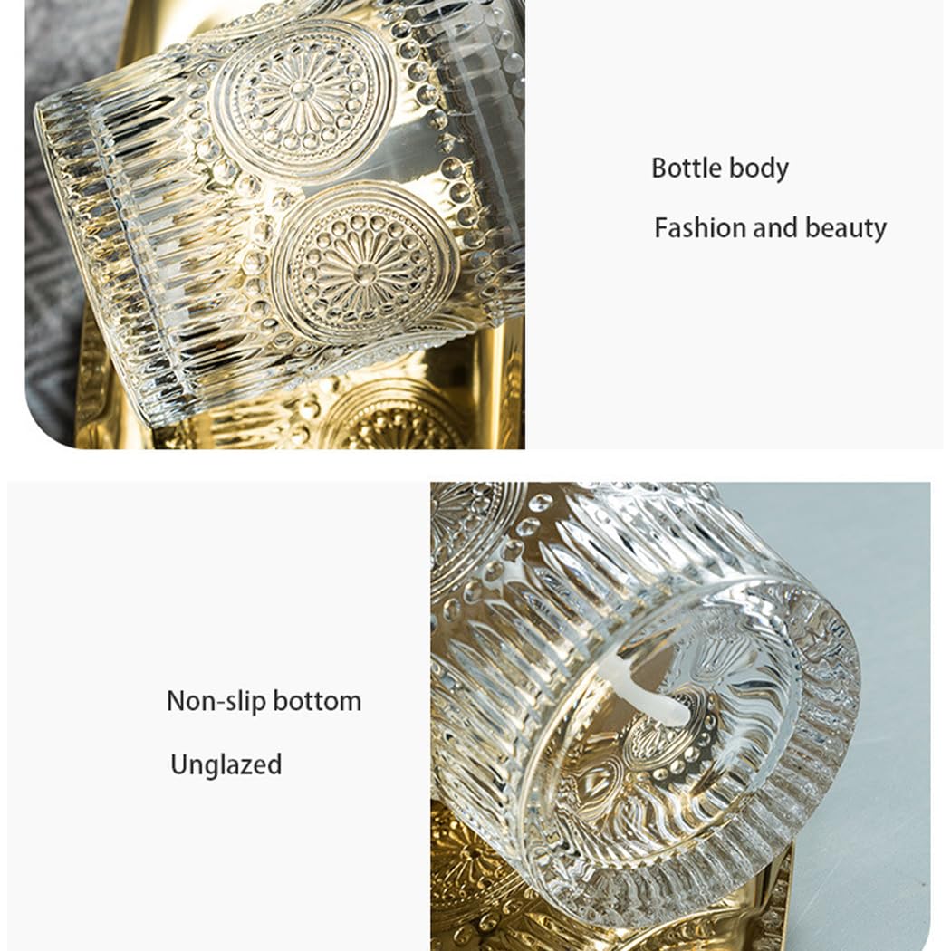Hand Soap Dispenser Marble Dish Soap Dispenser Countertop Hand Lotion Pump Bottles Ceramic Lotion Container Refillable Liquid Hand Soap Jar Shower Dispenser (2 pcs Glass + Gold Tray)