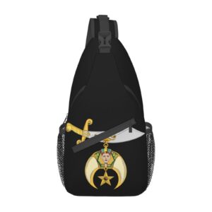 coobaa shriners sling bag chest shoulder backpack crossbody bags for men women