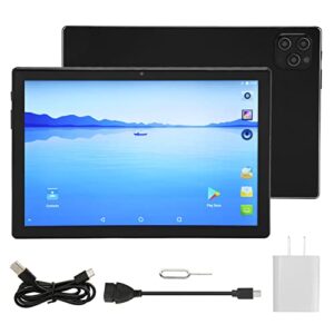 DAUZ Tablet PC, 10.1 Inch Tablet 6G RAM 128G ROM 5G 2.4G WiFi (US Plug)