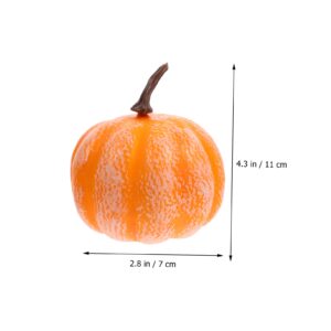 Abaodam 42 pcs Foam Pumpkin Pumpkins and gourds Decorations Fake Pumpkins for Decorating Halloween Pumpkin Decorations Faux Pumpkins Dinner Table Decor Pumpkin Ornament Dining Table Statue