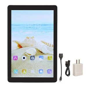 Dual SIM Tablet, Octa Core Black 128GB Expandable 5G WiFi HiFi Speaker HD 10.1 Inch Tablet for Work for Travel (US Plug)