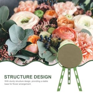 EXCEART Wedding Decoration Wedding Ceremony Decorations Flower Rack Flower Trellis Party Flower Arrangement Tool Flower Mud Mini Foam Stand Flower Arrangements Shelf Cutting Paste Plastic