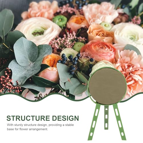 EXCEART Wedding Decoration Wedding Ceremony Decorations Flower Rack Flower Trellis Party Flower Arrangement Tool Flower Mud Mini Foam Stand Flower Arrangements Shelf Cutting Paste Plastic