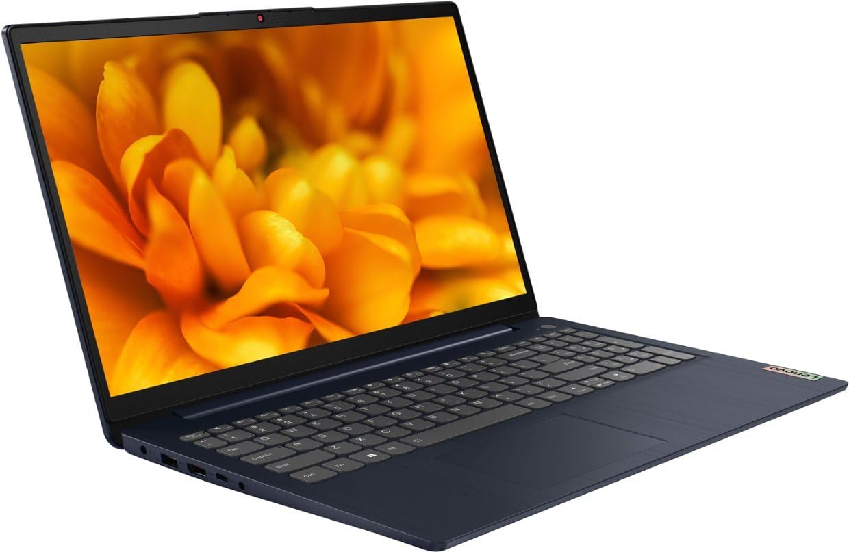 lenovo IdeaPad 3 Business Laptop 15.6" FHD IPS Touchscreen 11th Gen Intel Quad-Core i5-1155G7 (Beat i7-10710U) 16GB RAM 512GB SSD Intel Iris Xe Graphic USB-C Privacy Webcam Win11 Blue + HDMI Cable