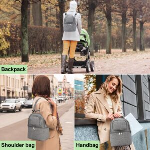 Breastmilk Cooler Bag with Ice Pack Bottle Cooler Bag for Baby Milk Breast Pump Bag with Cooler Double Deck Breast Milk Storage Bag for Breastfeeding Nursing Daycare Insulated Lunch Bag with Strap