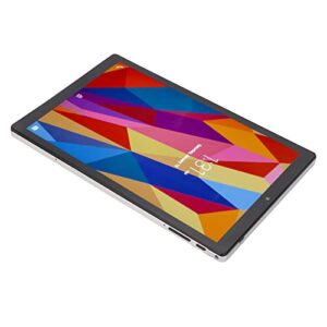 dauz silver tablet, 10.1 inch tablet mt6592 8 core cpu 2.4 5g wifi 6gb ram 128gb rom (us plug)