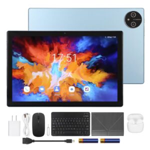 2 in 1 Tablet PC, 12MP Front Camera Smart 10.1 Inch Tablet MT6755 Octa CPU for Learning for Android 11.0 for Work (US Plug)