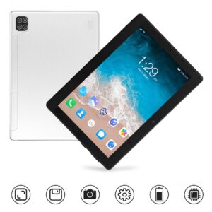 8 Inch Smart Tablet for BT 11.0 with 8MP 20MP Dual Camera, Octa Core, 6GB 128GB, GPS, BT 5.0, 1920X1200 Resolution (Silver)