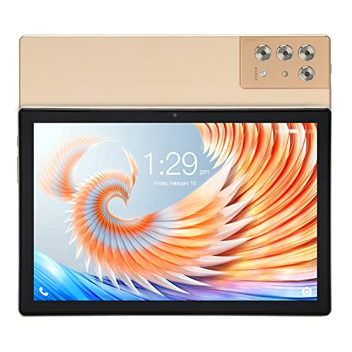 Tablet PC, 100-240V 8MP Front 16MP Rear 10.1 Inch Kids Tablet for Android 12 for Fun (US Plug)