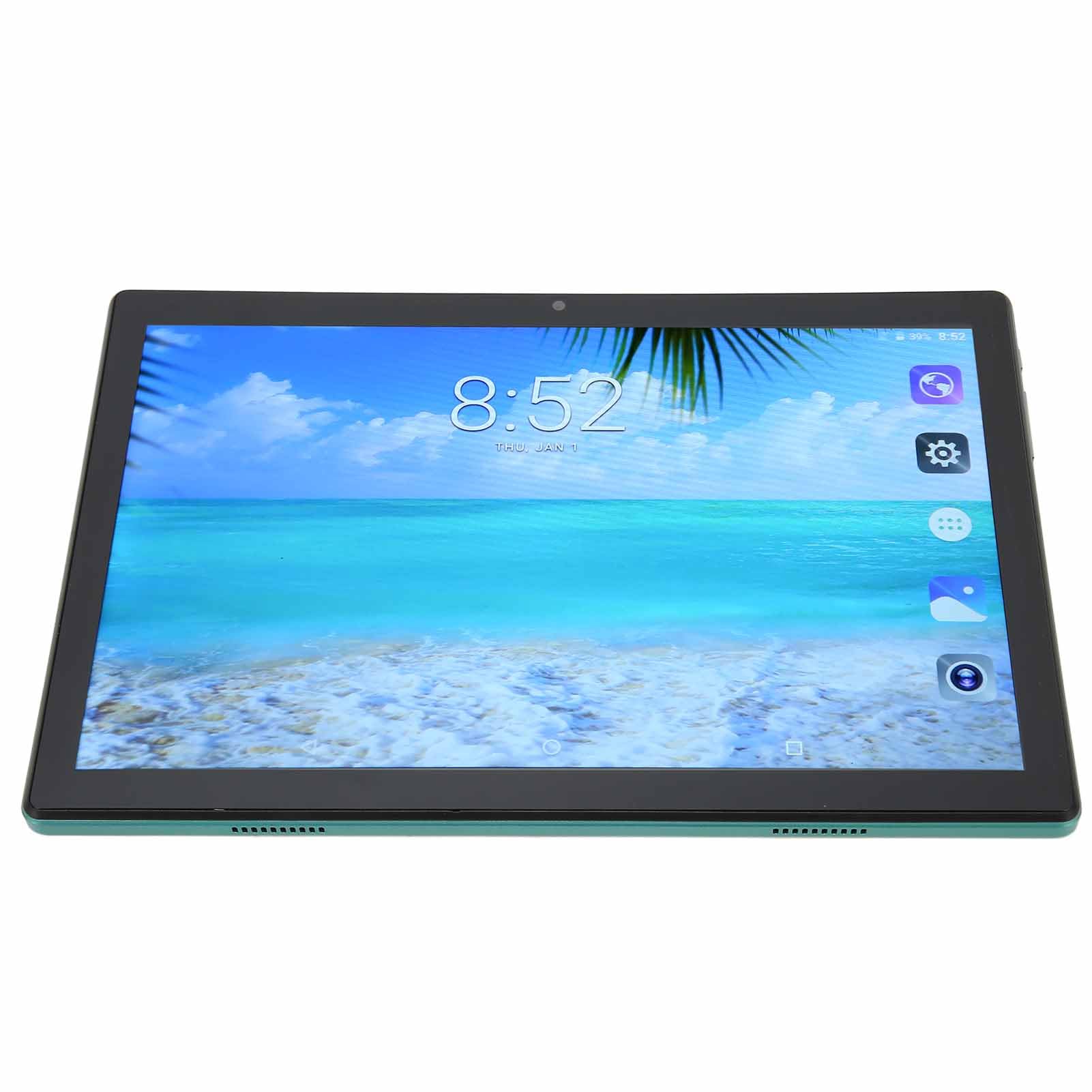 Airshi HD Tablet, 4G Network US Plug 100‑240V 10.1 Inch Portable Tablet Support Fast Charging Dual Speakers for Work (Green)