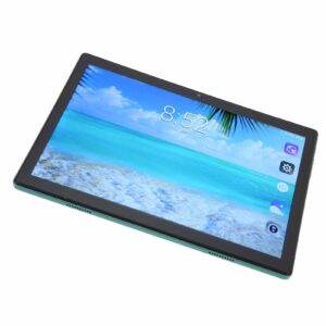 Airshi HD Tablet, 4G Network US Plug 100‑240V 10.1 Inch Portable Tablet Support Fast Charging Dual Speakers for Work (Green)