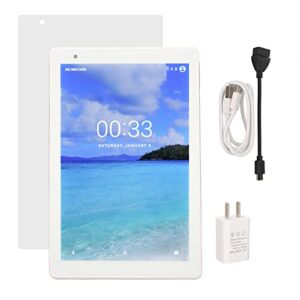 Call Tablet, Dual Card Dual Standby 100-240V 4GB RAM 64GB ROM 2MP Front 5MP Rear 8.1 Inch Reading Tablet for Android 10 (US Plug)
