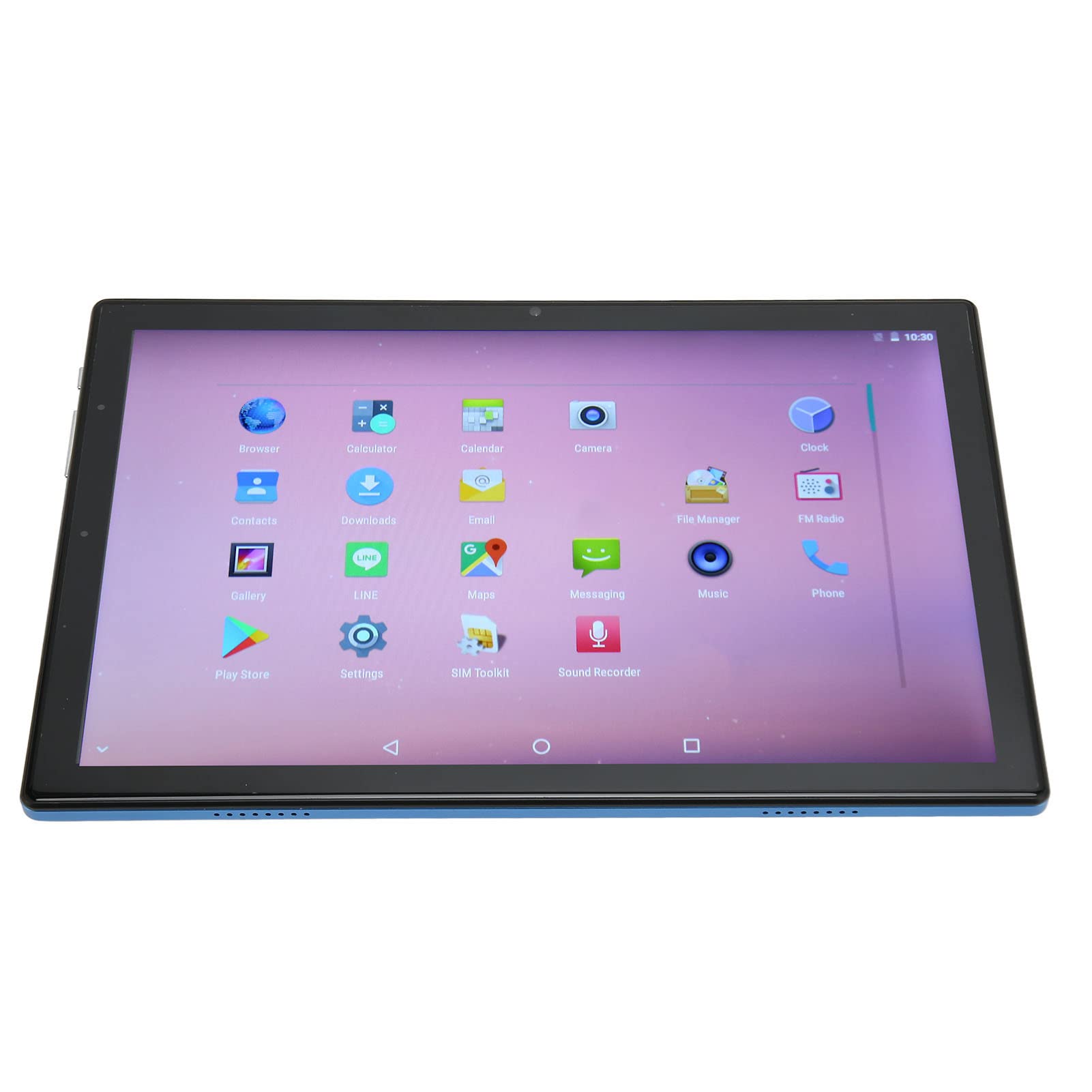 10 Inch Tablet, IPS HD Large Screen HD Blue Tablet 8 Core CPU 4G Network 5GWIFI for Android 11 for Entertainment (US Plug)