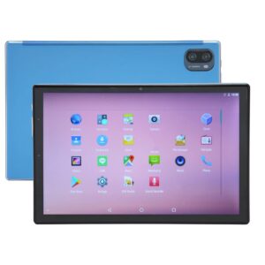 10 Inch Tablet, IPS HD Large Screen HD Blue Tablet 8 Core CPU 4G Network 5GWIFI for Android 11 for Entertainment (US Plug)