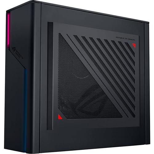 ASUS ROG Gaming Desktop PC, Small Form Factor (Intel i7-13700F 16-Core, GeForce RTX 4070 12GB, 32GB DDR5 RAM, 2x2TB PCIe SSD NVMe SSD (4TB), WiFi 6E, Bluetooth 5.3, Win 11 Home) w/Dockztorm Hub