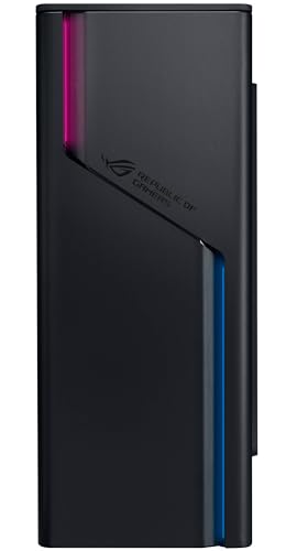 ASUS ROG Gaming Desktop PC, Small Form Factor (Intel i7-13700F 16-Core, GeForce RTX 4070 12GB, 32GB DDR5 RAM, 2x2TB PCIe SSD NVMe SSD (4TB), WiFi 6E, Bluetooth 5.3, Win 11 Home) w/Dockztorm Hub