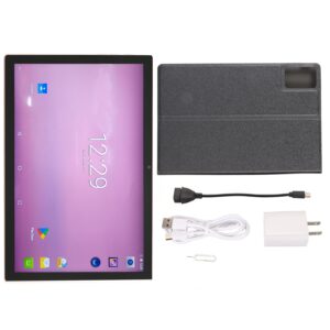 Luqeeg 5.0 Tablet, 8MP 16MP 7000mAh 12 4G Network 8 Core CPU 10.1 Inch Tablet for Students (US Plug)