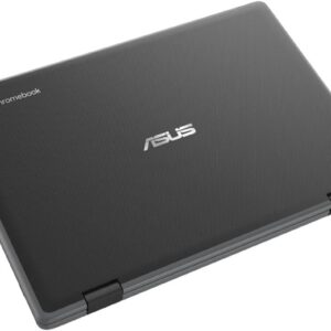 ASUS Flip CR1 11.6" HD Touchscreen Rugged Convertible 2 in 1 Chromebook, Intel Celeron N5100 Quad-Core, 1.10 GHz, 8 GB RAM, 32 GB eMMC + 128GB Memory Card, Dark Gray, Chrome OS + Accessories