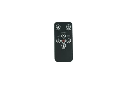 Hotsmtbang Replacement Remote Control for R.W.Flame RFH-4001LC RFH-4201LC RFH-4801LC RFH-5001LC LED 3D Electric Infrared Fireplace Space Heater