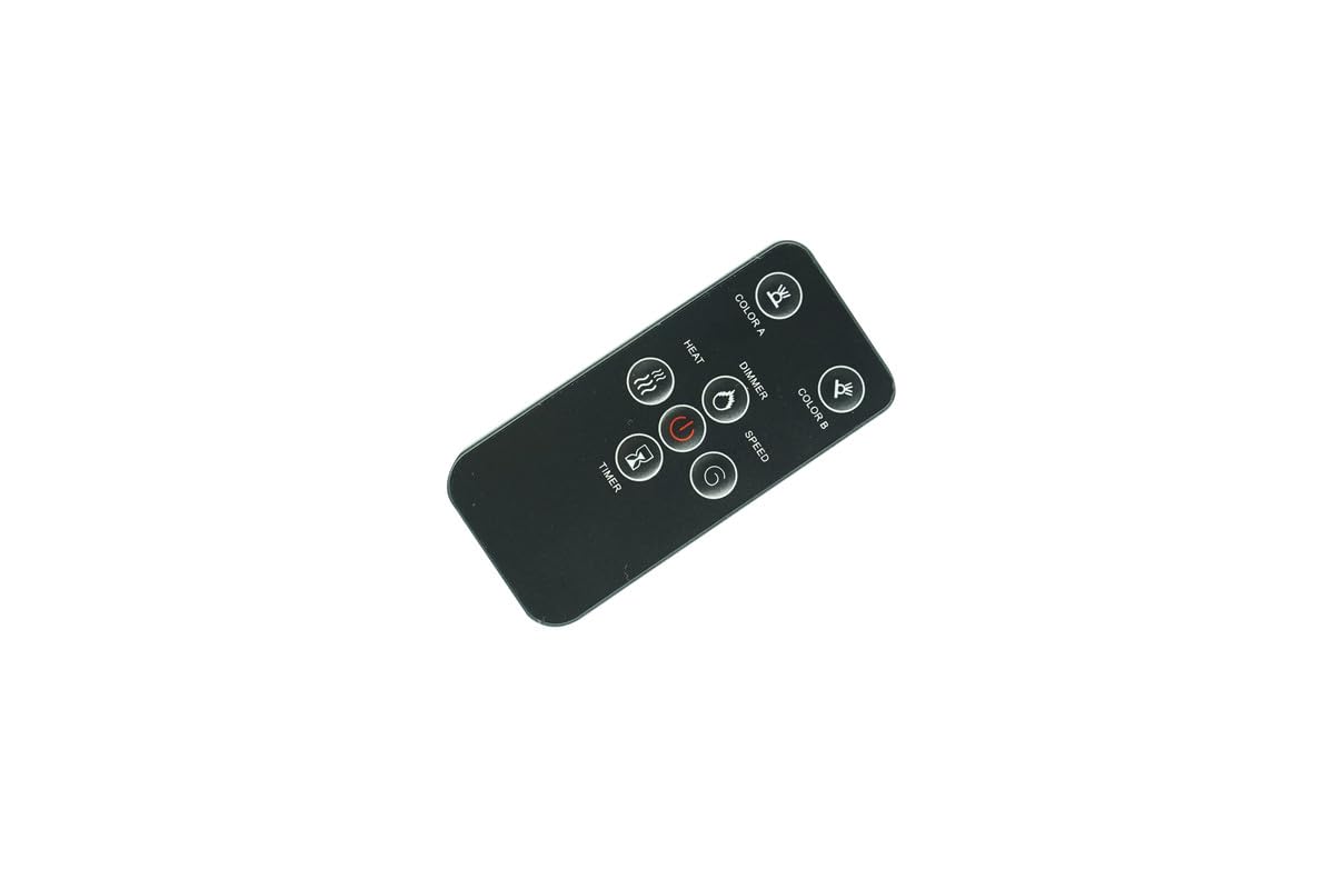 Hotsmtbang Replacement Remote Control for R.W.Flame RFH-4001LB RFH-4201LB RFH-4801LB RFH-5001LB RFH-6001LB LED 3D Electric Infrared Fireplace Space Heater