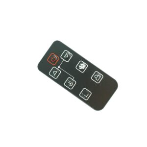 Hotsmtbang Replacement Remote Control for FEBO E3001 FEB-1 ZHS-30-B 384-15A-20-13E F18-I-008-018C LED 3D Flame Electric Infrared Fireplace Space Heater